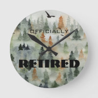 Misty Forest Officially Retired or ANY WORDS Clock