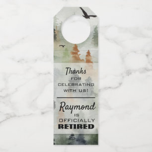 Misty Forest Personalized Bottle Hanger Tags