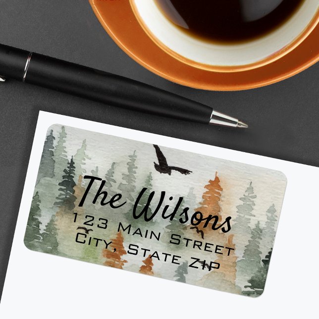 Misty Forest Return Address Labels (Creator Uploaded)