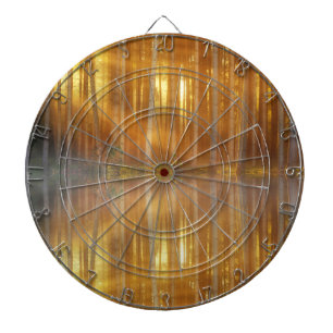 Misty Forest Scene Dartboard