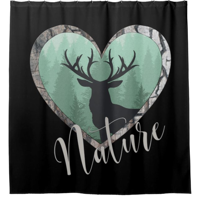 Misty Forest with Big Buck Deer "Nature" (Front)