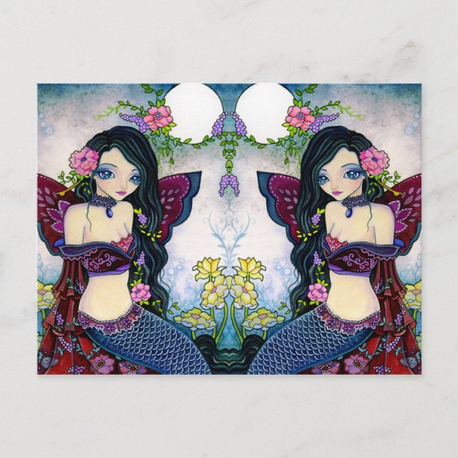 Misty Garden - Postcard (Front)
