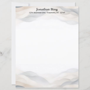 Misty Hills Stationery Paper