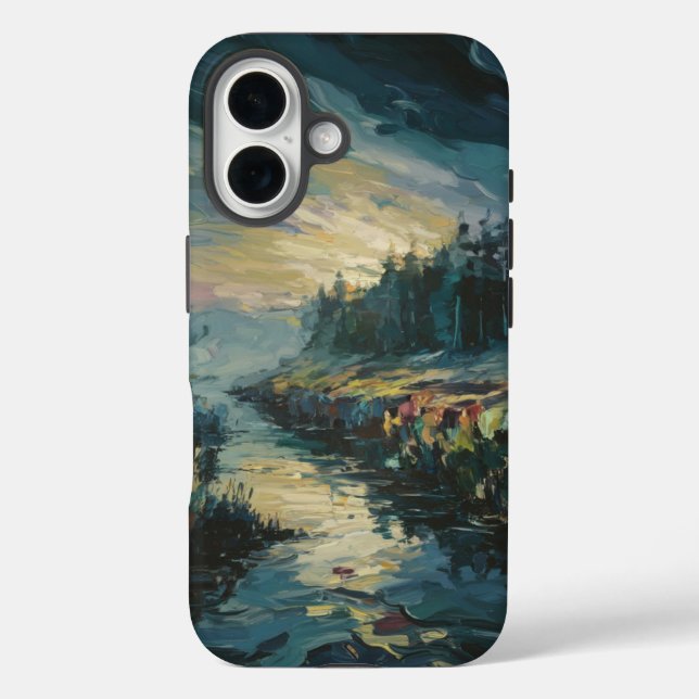 Misty Landscape Art Case-Mate iPhone Case (Back)