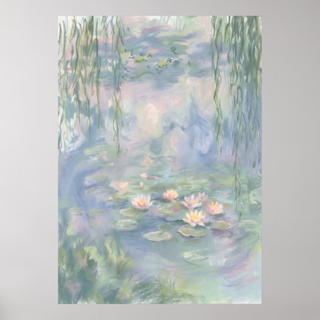 Misty Lotus Pond Spirit Wall Art (Front)