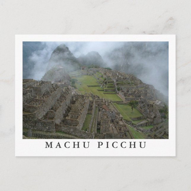 "Misty Machu Picchu" postcard (Front)