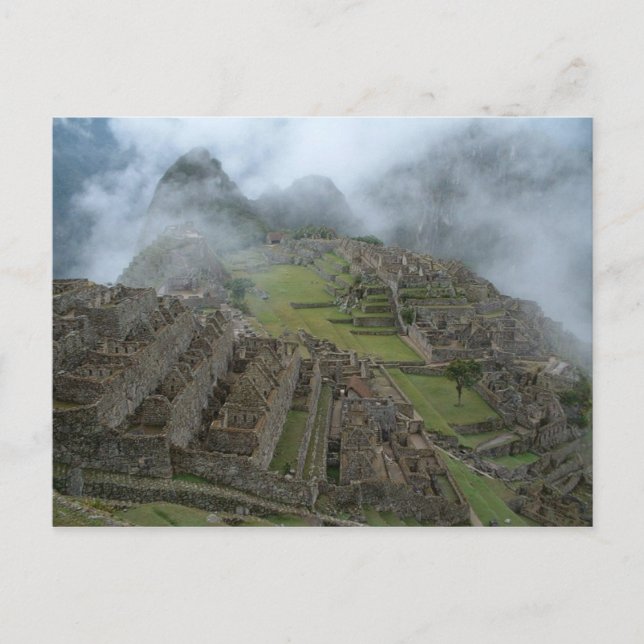 "Misty Machu Picchu" postcard (Front)