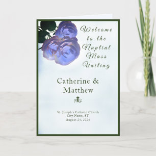 Misty Mauve & Green Nuptial Mass with Photo Program
