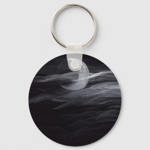 Misty Moon Keychain