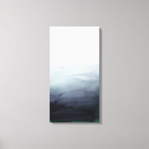 Misty Morning Abstract Landscape Canvas Print