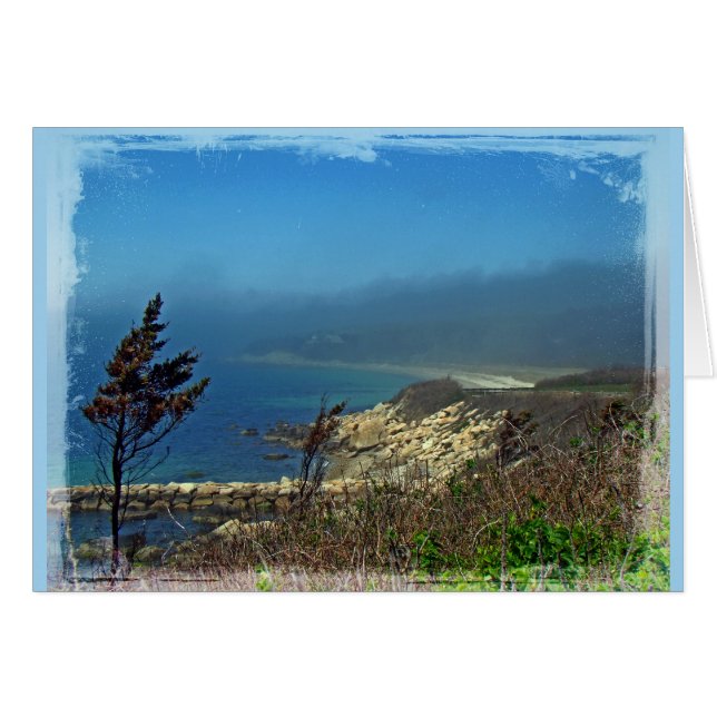 Misty Morning at Nobska Point - Cape Cod MA (Front Horizontal)