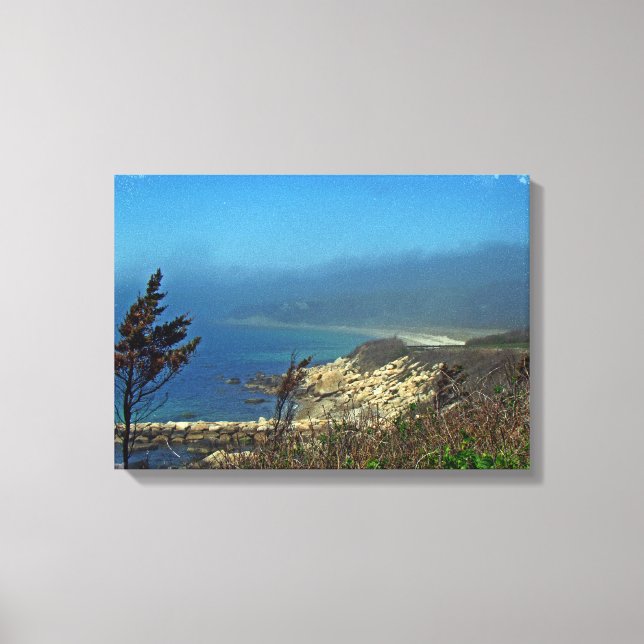 Misty Morning at Nobska Point - Cape Cod MA Canvas Print (Front)