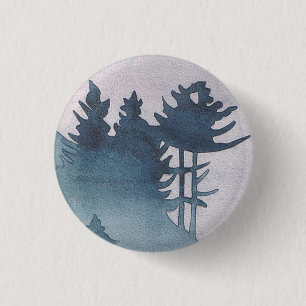 Misty Morning Badge 1 Inch Round Button