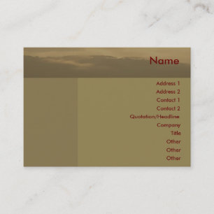 Misty Morning Business Card