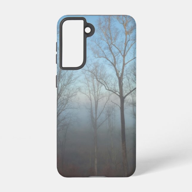 Misty Morning Forest Samsung Galaxy S21 Case (Back)