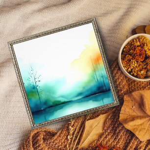 Misty Morning Lake Photo Print
