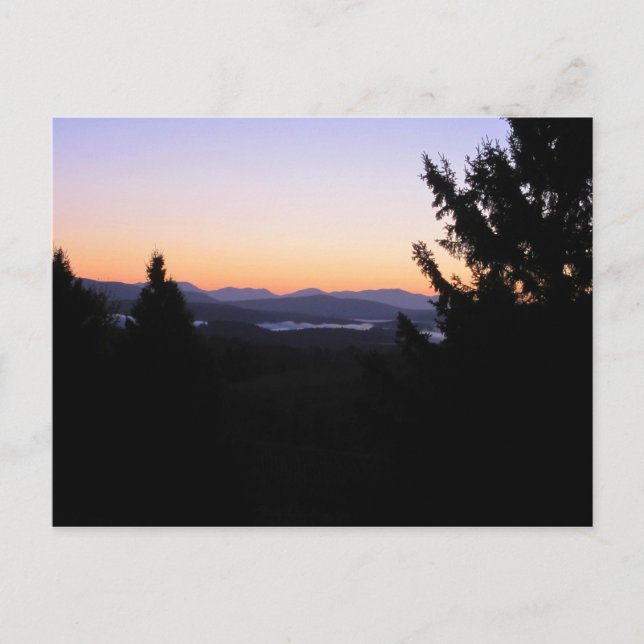 Misty Morning Postcard (Front)