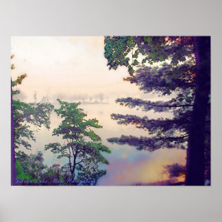 Misty Morning Poster