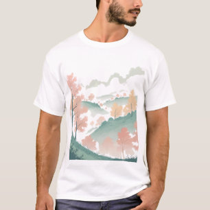 Misty mornings - Whispers in the Mist 🌫️🍂 T-Shirt