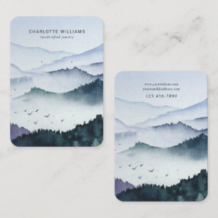 Misty Mountain Custom Jewellery Display Card