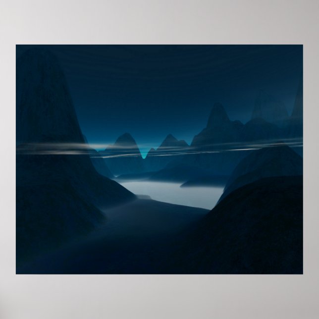Misty Mountain Poster (Front)