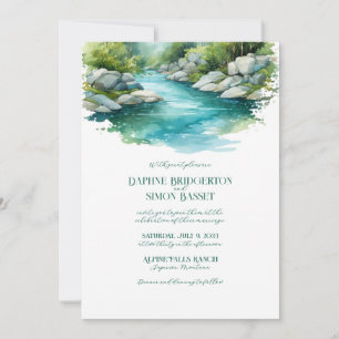 Misty Mountain Wedding Invitation