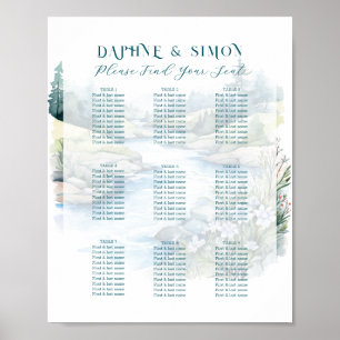 Misty Mountain Wedding Poster
