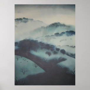 Misty Mountains - 1970; United States  Eyvind Earl Poster