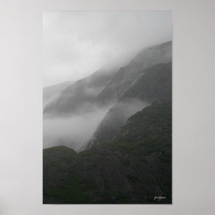 misty mountains poster