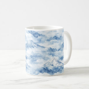 Misty Peaks – Watercolor Mountain Landscape (10) Coffee Mug