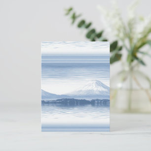 Misty Peaks – Watercolor Mountain Landscape Postcard