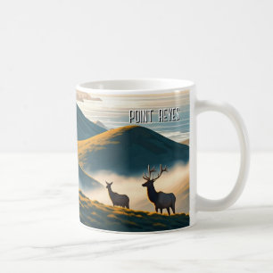 Misty Point Reyes National Seashore Elk Coffee Mug