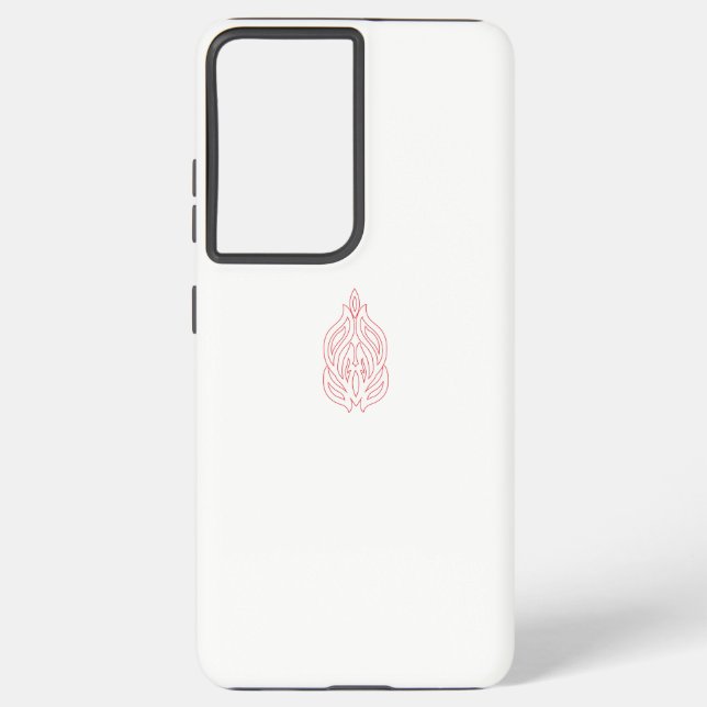 Misty Rose, Flush Mahogany, Decorative Design Samsung Galaxy S21 Ultra Case (Back)