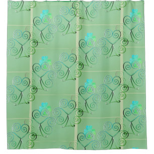 Misty Shamrocks Duvet Cover