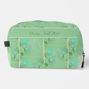 Misty Shamrocks Printed Dopp Kit