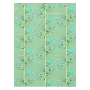 Misty Shamrocks  Tablecloth