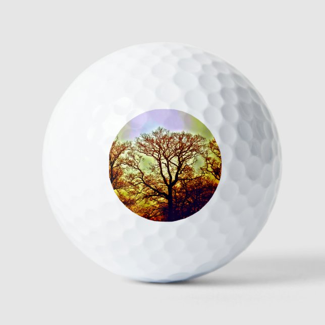 MISTY SUN TREES GOLF BALLS (Front)