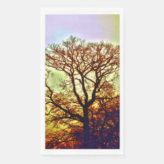 MISTY SUN TREES NAPKIN