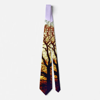 MISTY SUN TREES TIE