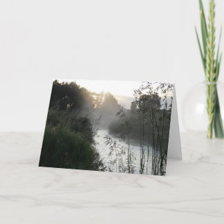 Misty Sunrise Card