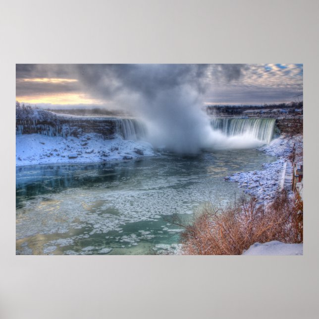 Misty Sunrise Poster (Front)