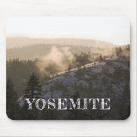 Misty Sunset in Yosemite