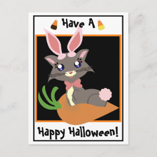 Misty Toon Kitty Bunny! Postcard