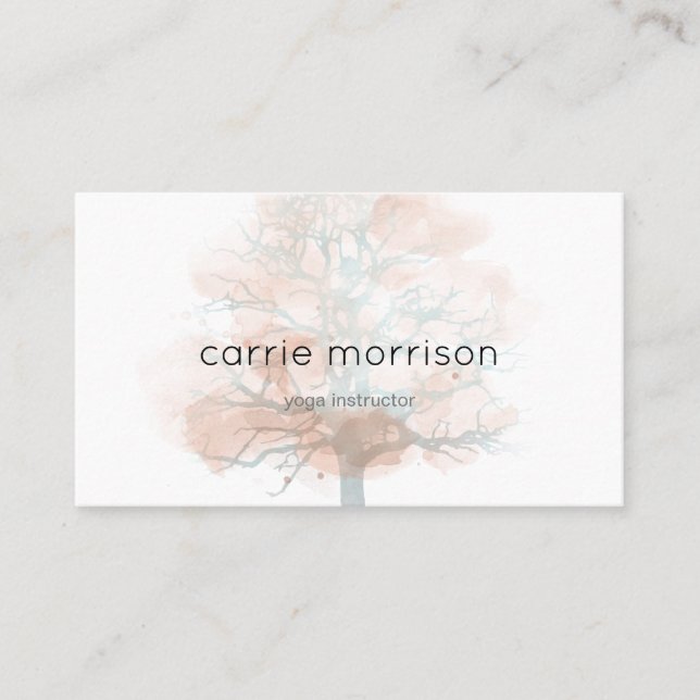 misty tree business card (Front)