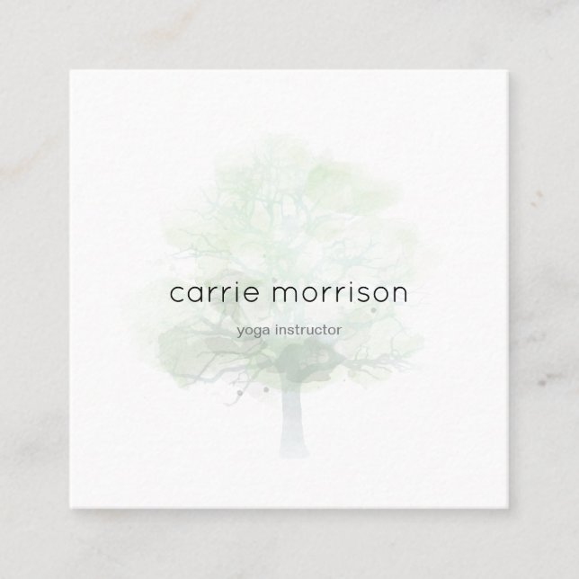 misty tree business card (Front)
