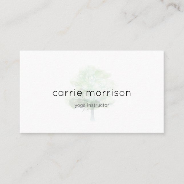misty tree business card (Front)