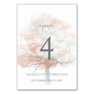 Misty tree table number