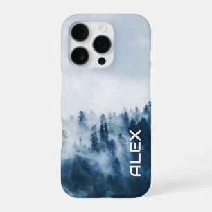 Misty Tree Top Forest – Atmospheric Woodland  iPhone 16 Pro Case