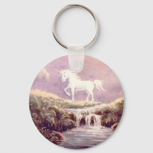 MISTY UNICORN by SHARON SHARPE Keychain