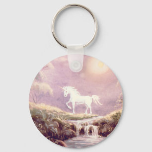 MISTY UNICORN by SHARON SHARPE Keychain